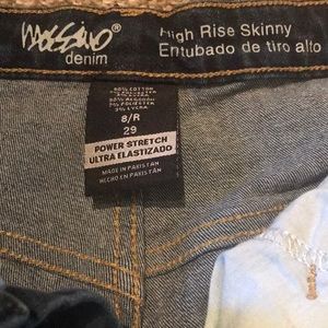 Mossimo High rise skinny jeans size 8